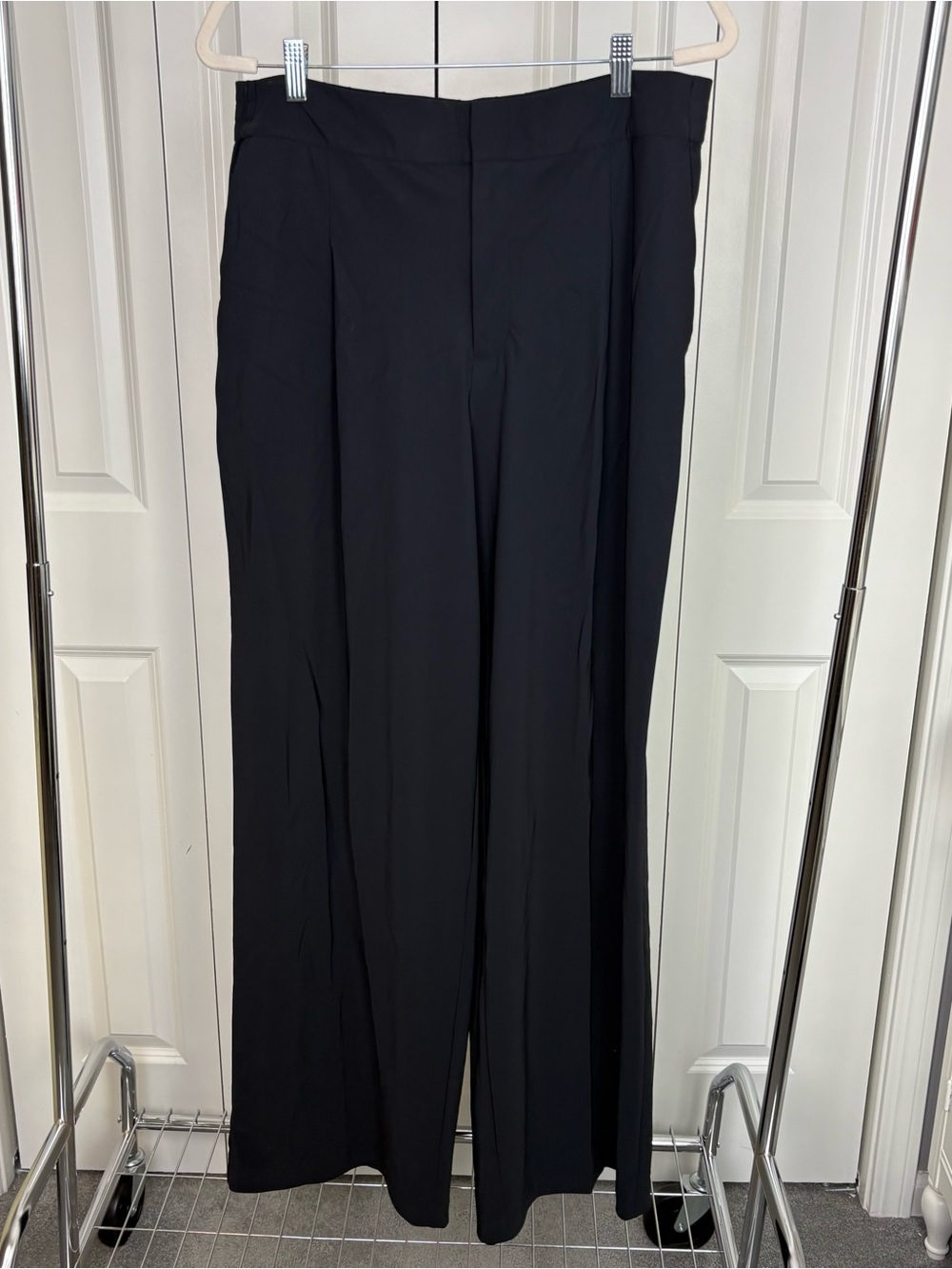 Athleta Pinnacle Black Wide Leg Trouser Size 14T